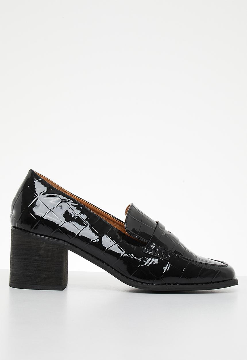 Madison® - Cindy heeled loafer - black