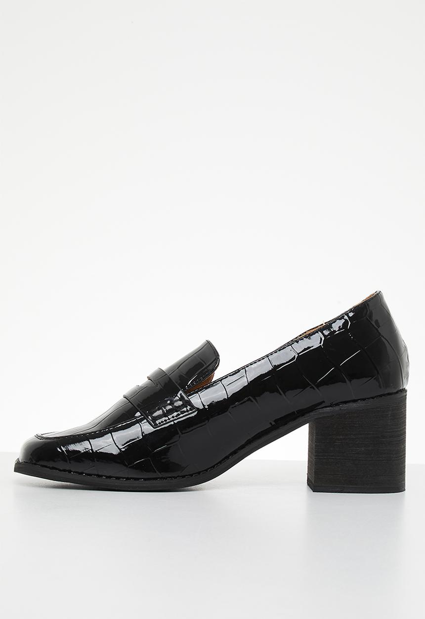 Madison® - Cindy heeled loafer - black