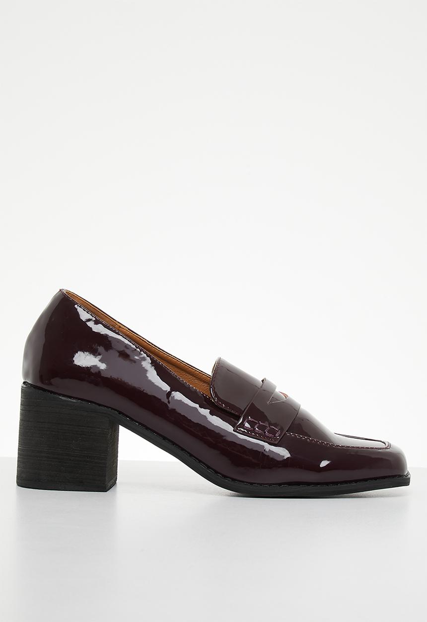 Madison® - Cindy heeled loafer - wine