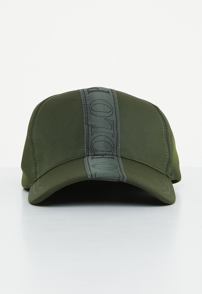 POLO - 6 Panel tape peak - olive 