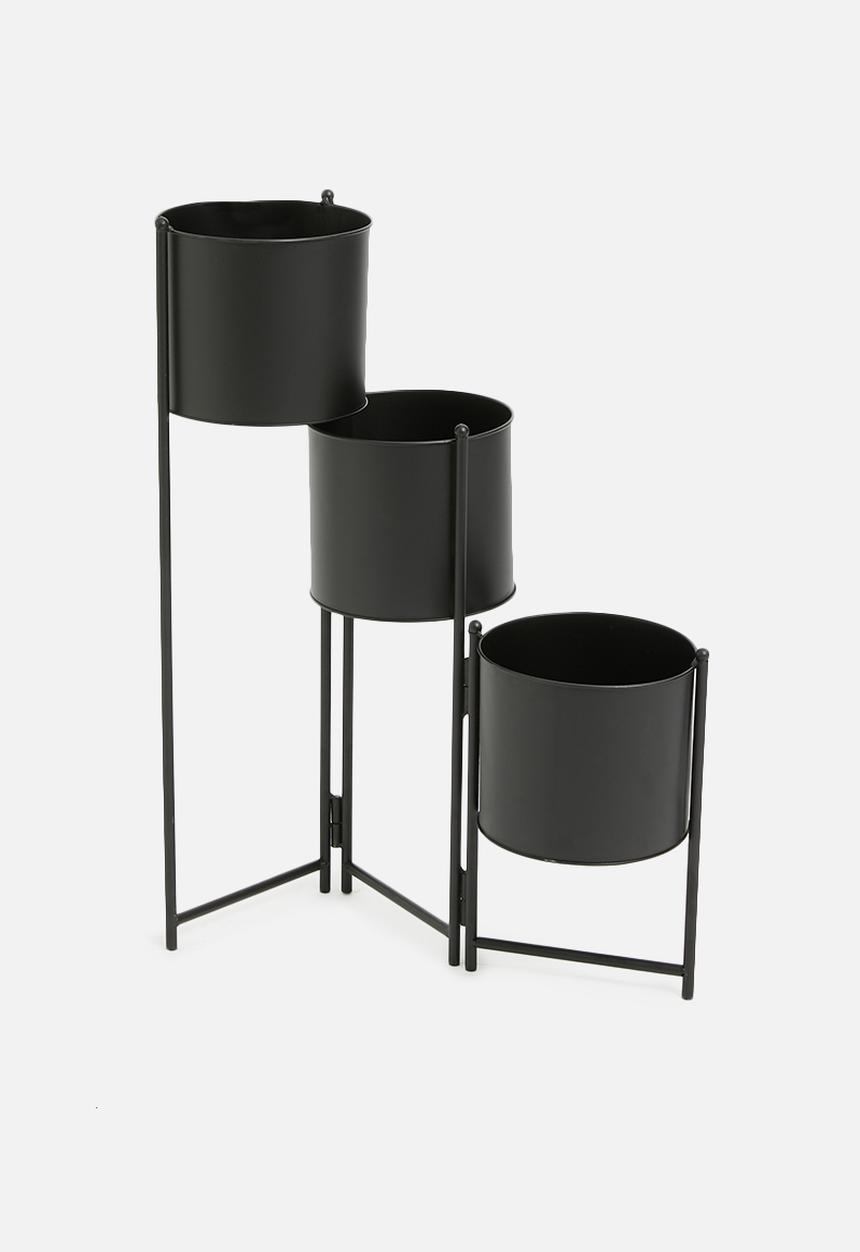 H&S - Ola planter set - black