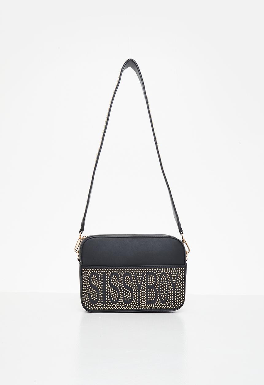 SISSY BOY - What a stud crossbody - black