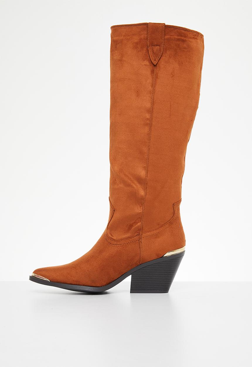 Madison® - Western knee length boot - tan