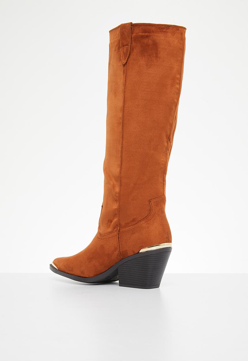 Madison® - Western knee length boot - tan