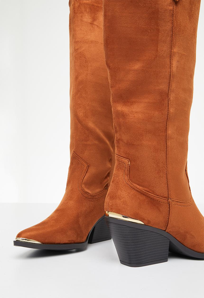 Madison® - Western knee length boot - tan