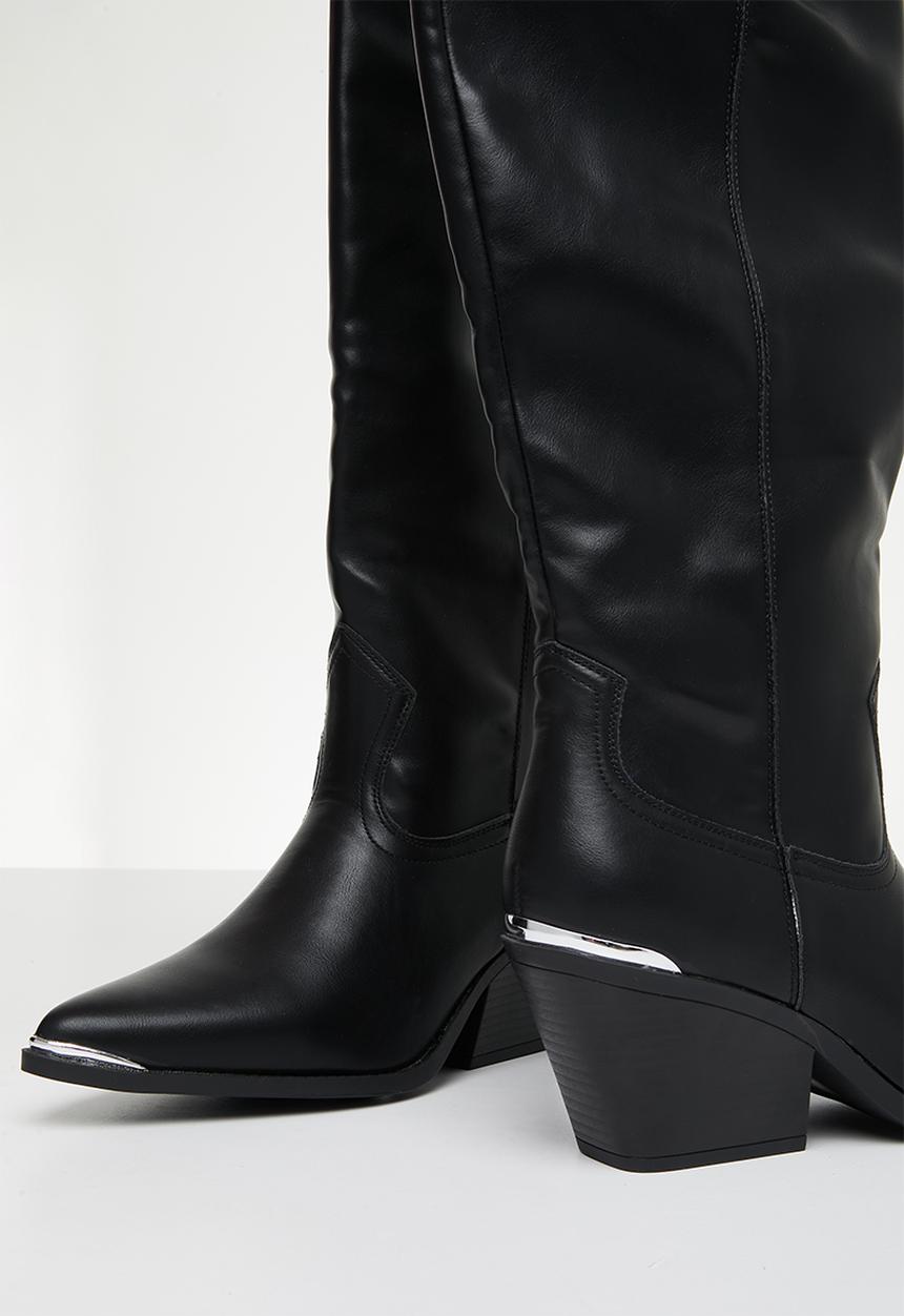 Madison® - Western knee length boot - black