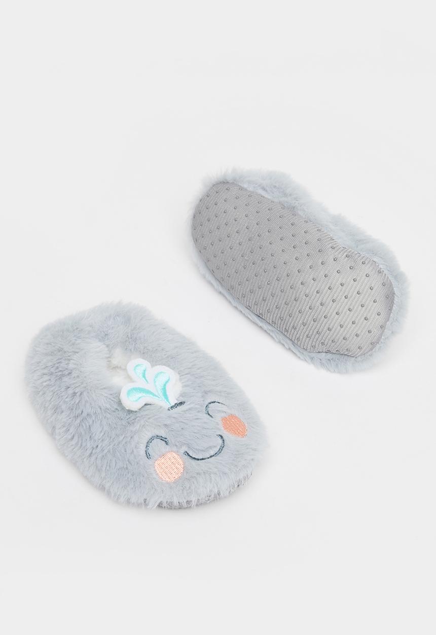 Character Group - Baby 3d sherpa slipper - whale
