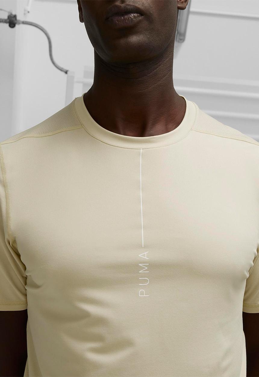 PUMA - M studio yogini lite mesh tee - granola