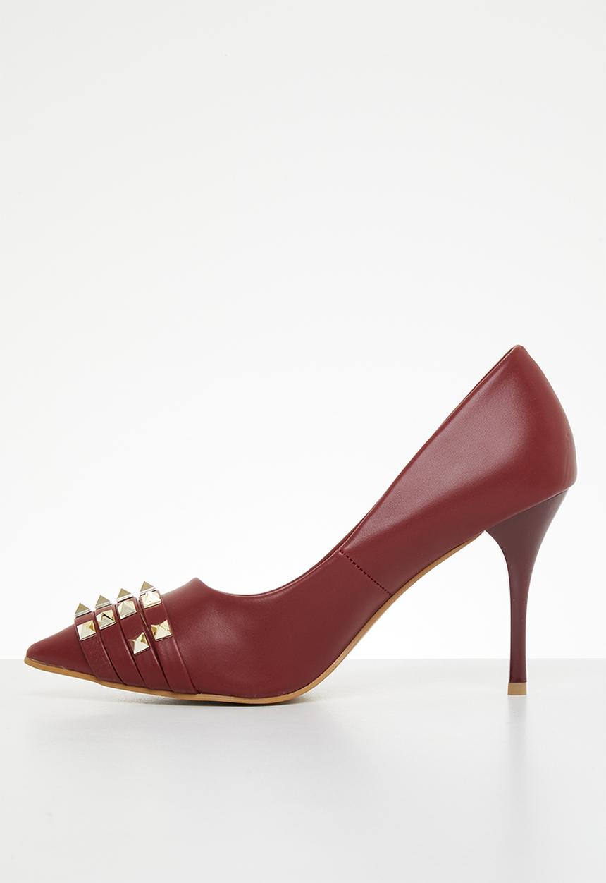 MILLA - Lily court heel - burgundy