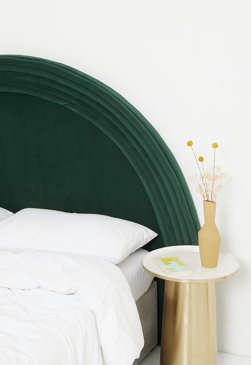 Sixth Floor - Stella headboard - emerald green