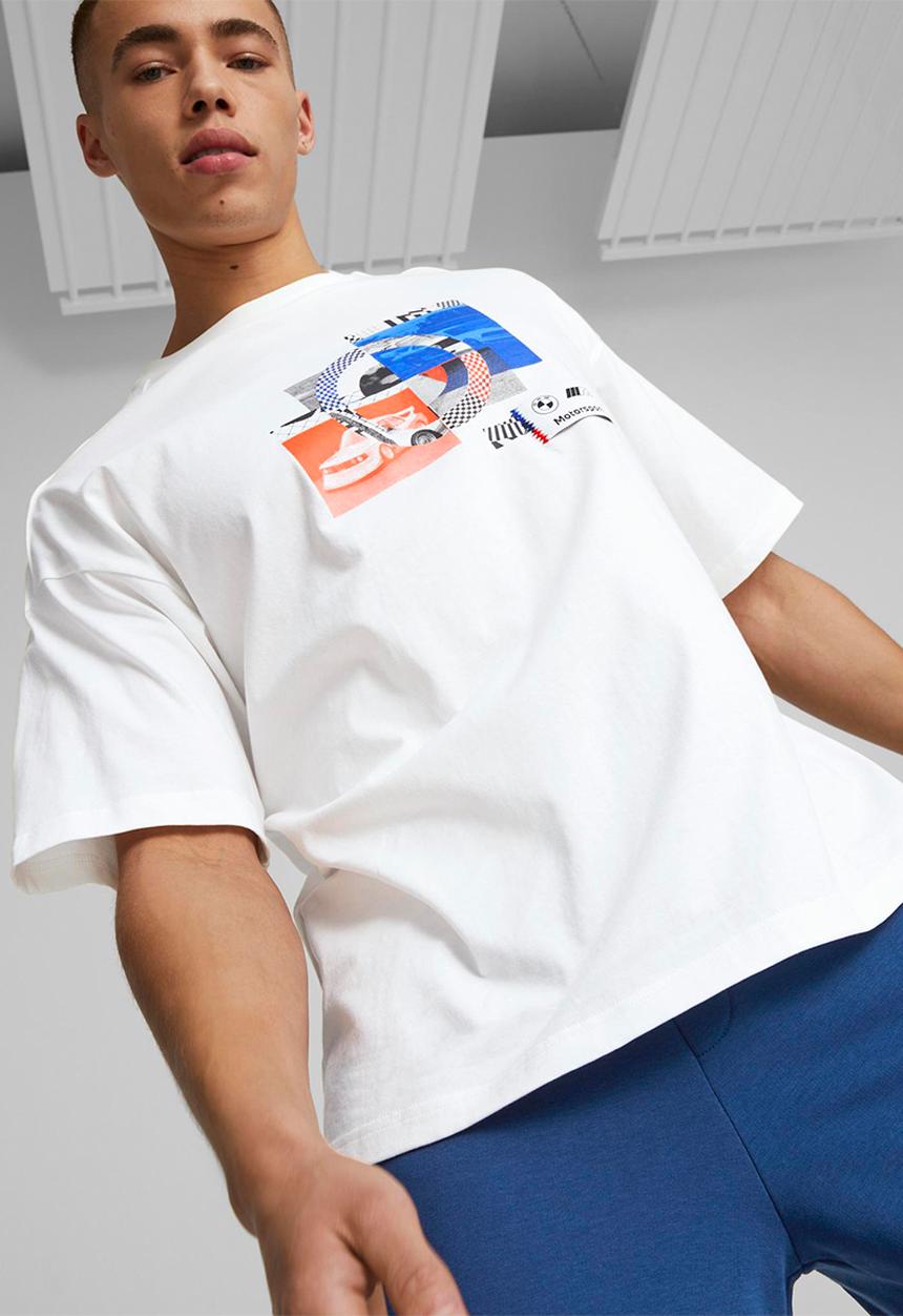 PUMA - Bmw mms statement car graphic tee rlxd - puma white