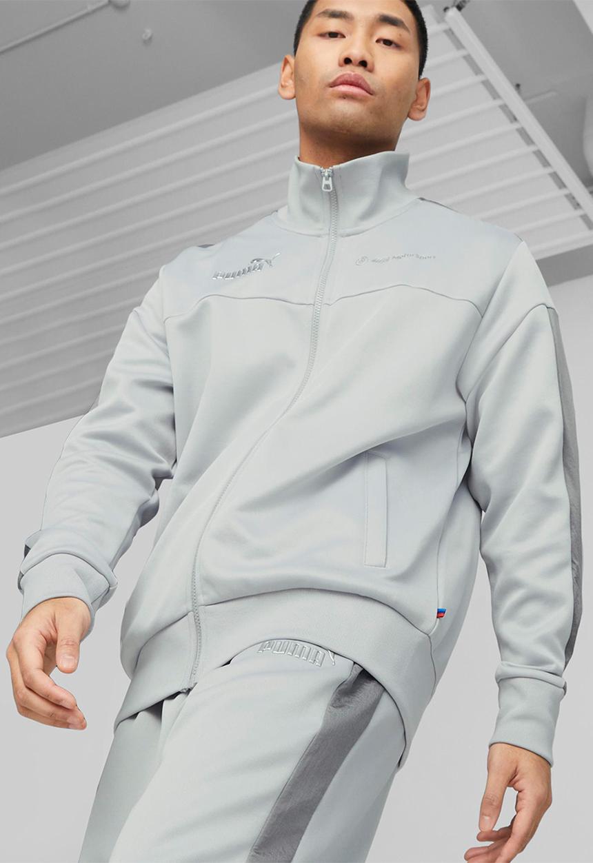 PUMA - Bmw mms monochrome jacket - flat light gray