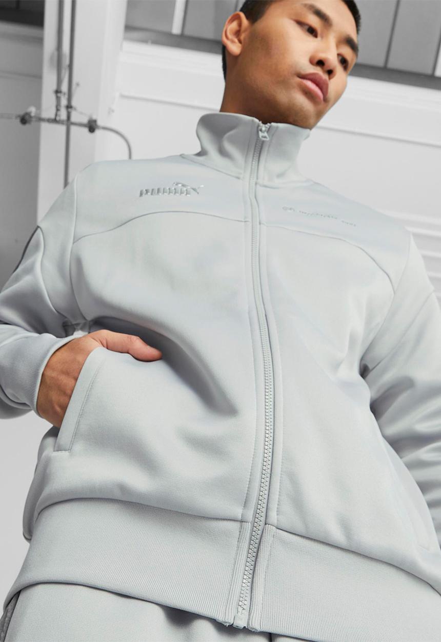 PUMA - Bmw mms monochrome jacket - flat light gray