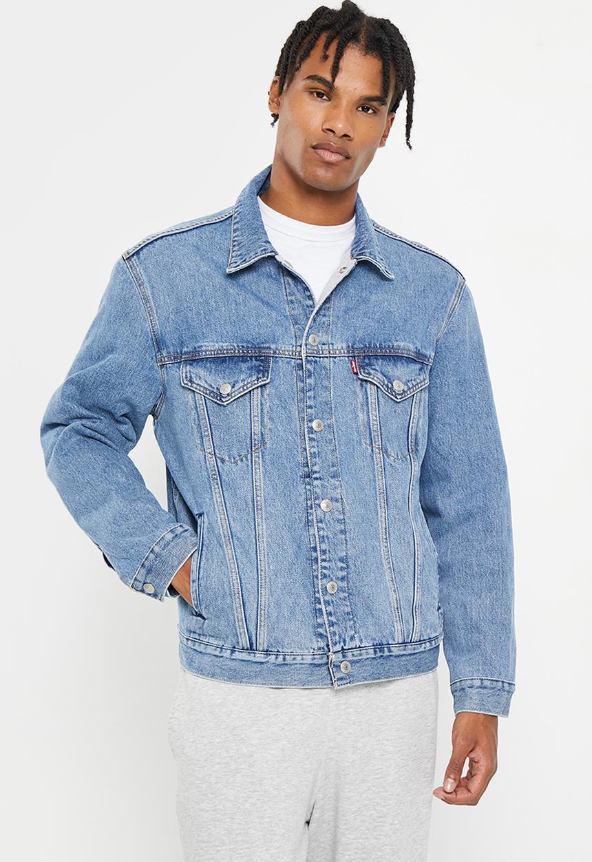 Levi’s® - Vntg rev varsity trucker z7781 - medium blue & grey