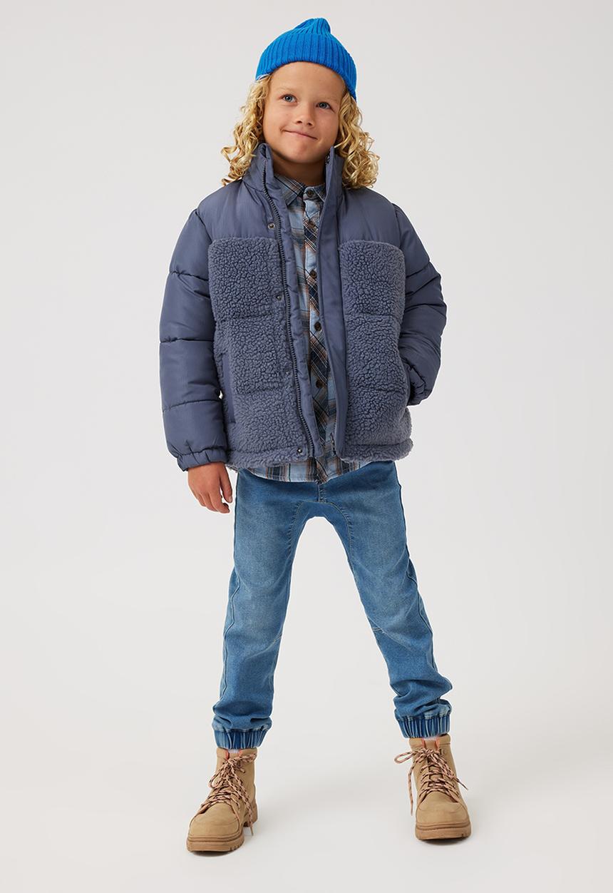 Cotton On - Freddie puffer jacket - vintage navy