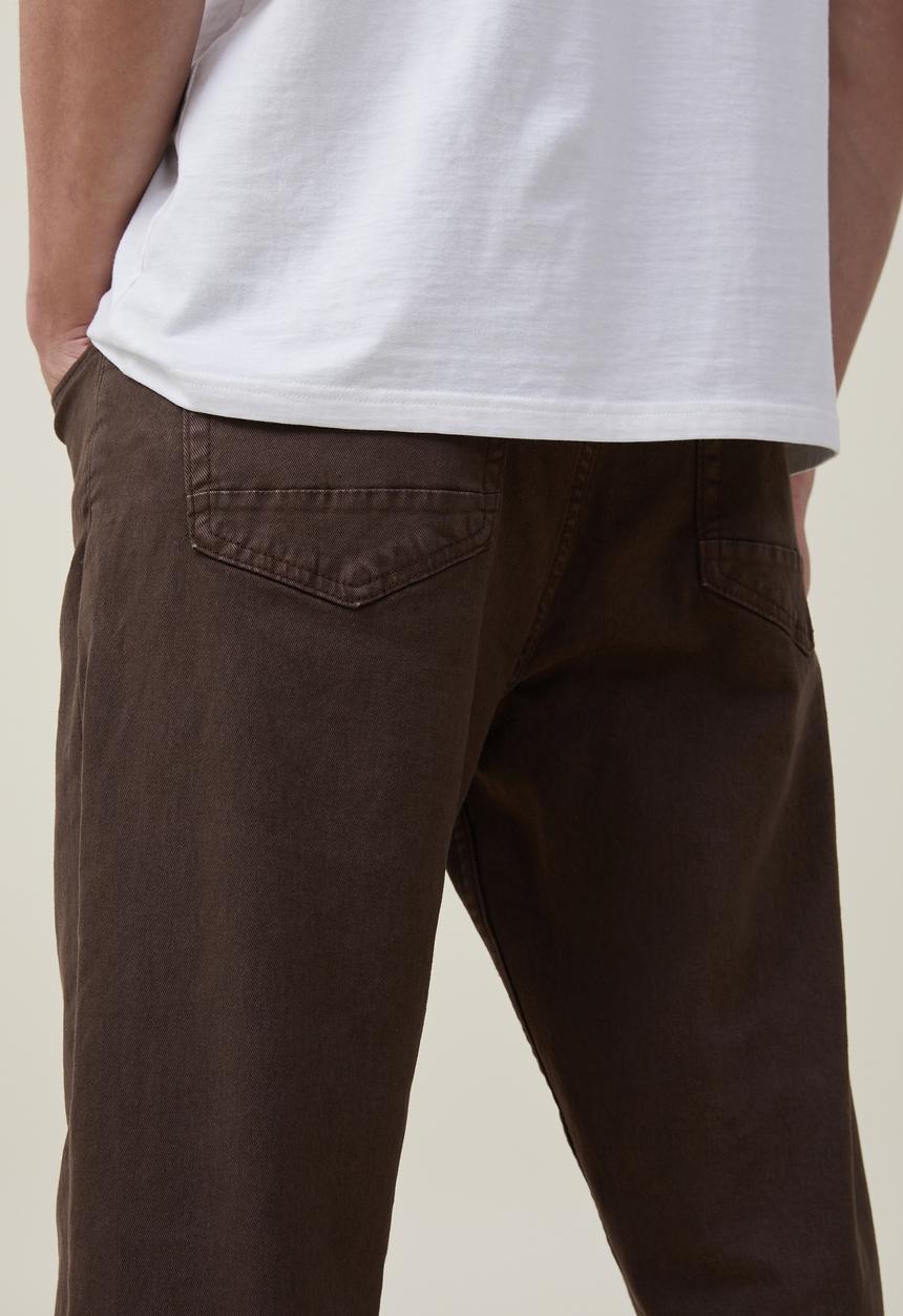 Cotton On - relaxed tapered jean - chocolate addict