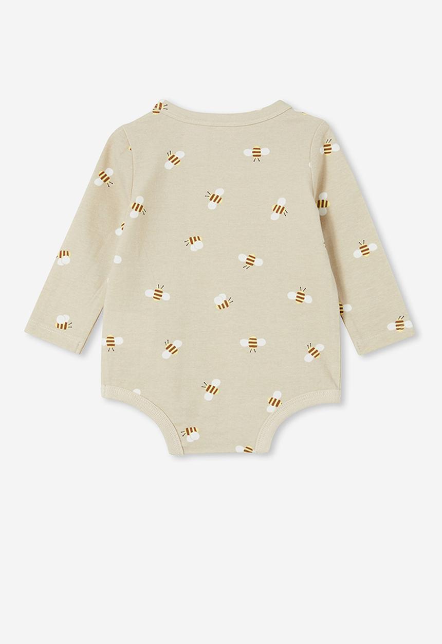 Cotton On - The long sleeve bubbysuit - rainy day/bobby bee