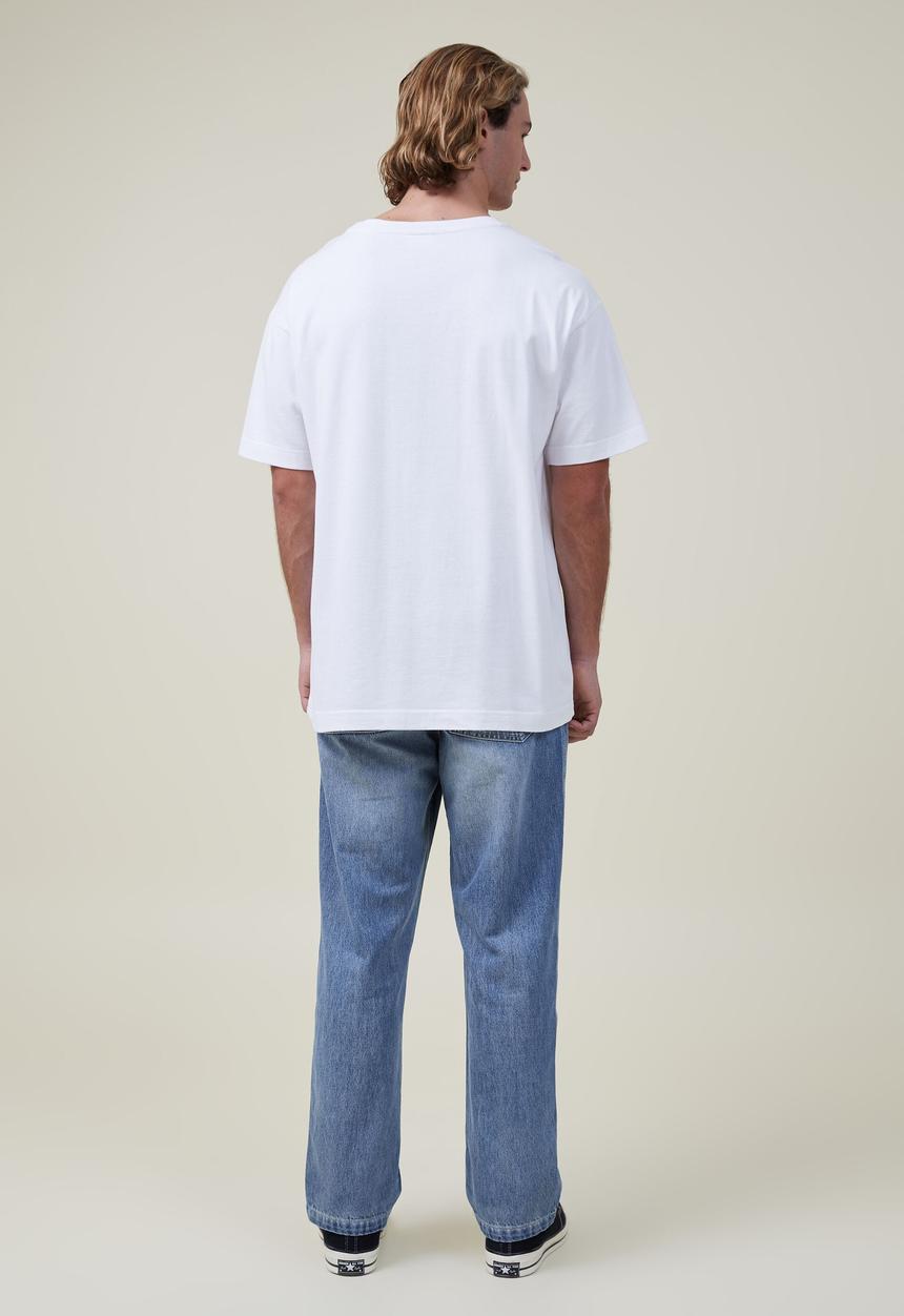 Cotton On - Elastic worker jean - garage blue