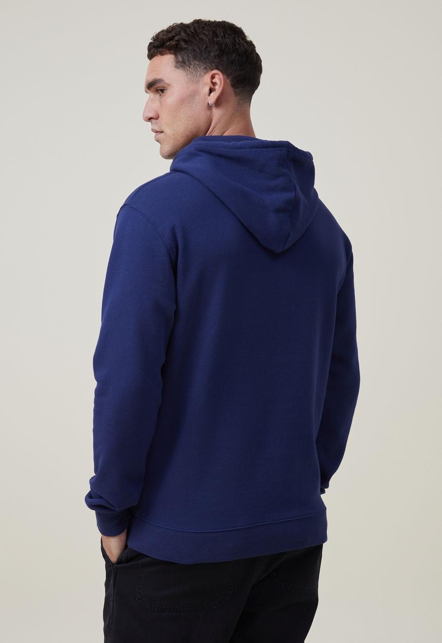 Cotton On - Graphic fleece pullover - indigo/lincoln district