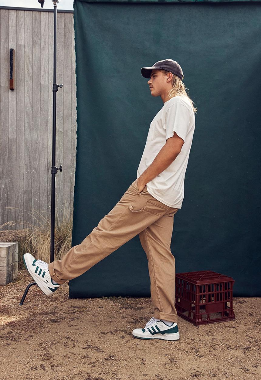 Cotton On - Loose fit pant - carpenter camel brown