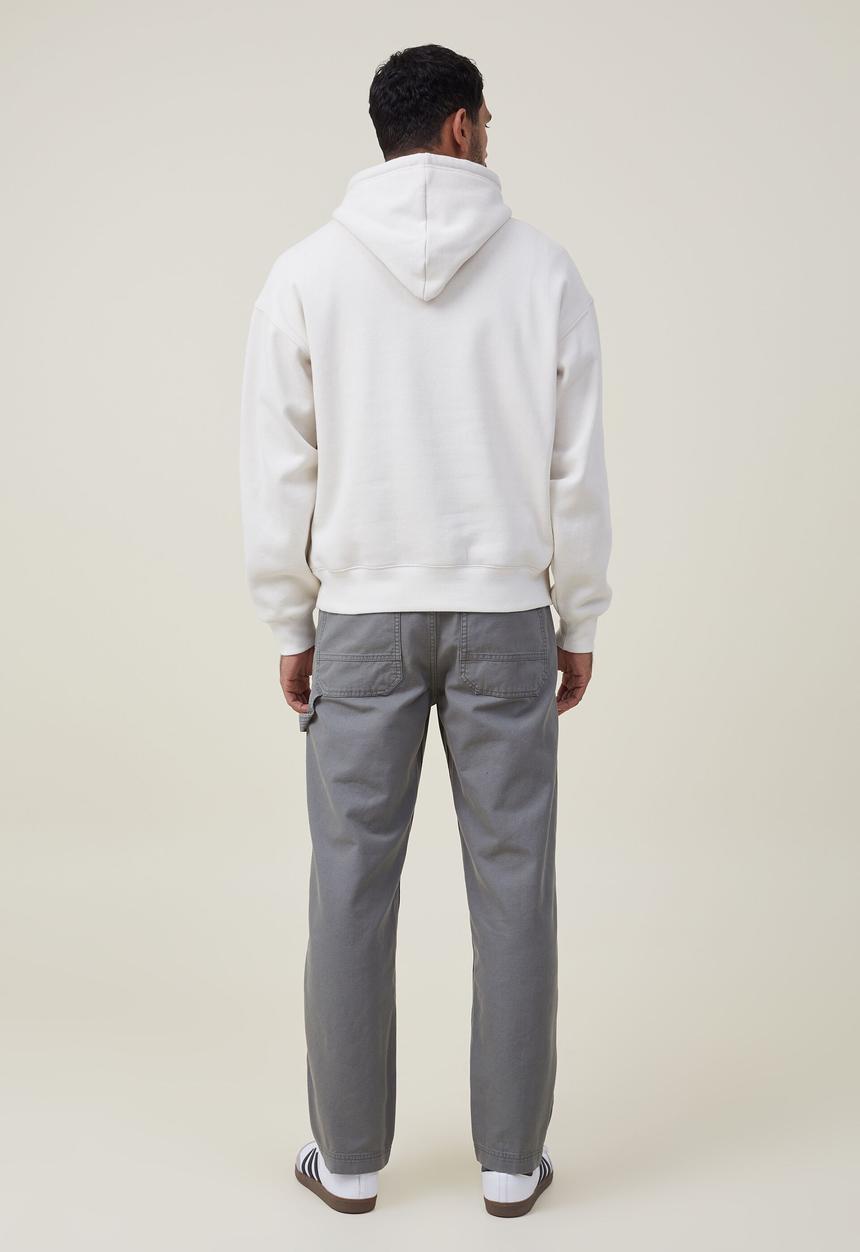 Cotton On - Loose fit pant - double knee washed forest