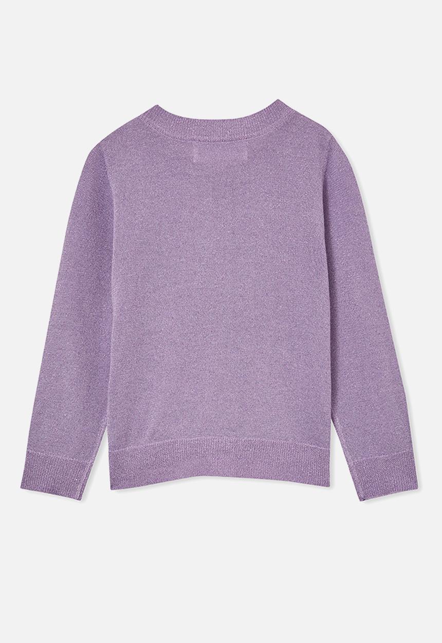 Cotton On - Zoe knit cardi - lilac drop sparkle