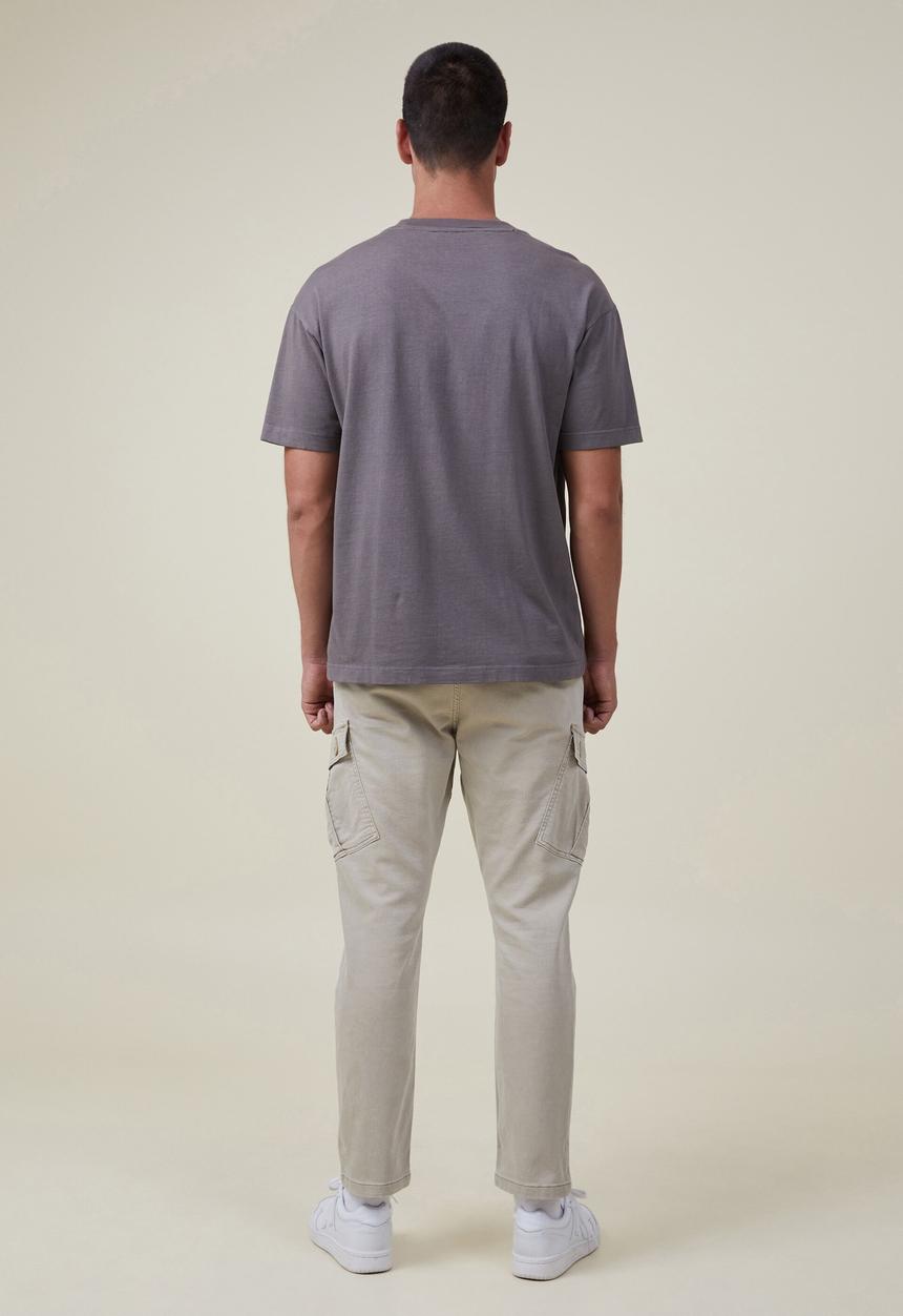 Cotton On - Military cargo pant - stone