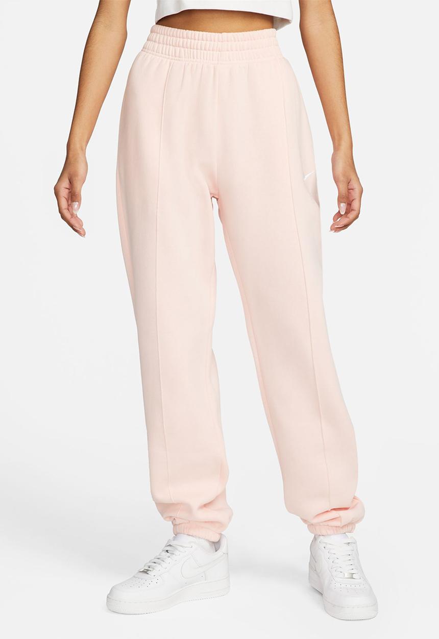 Nike - W nsw Eessntl clctn flc mr pant - atmsph/white