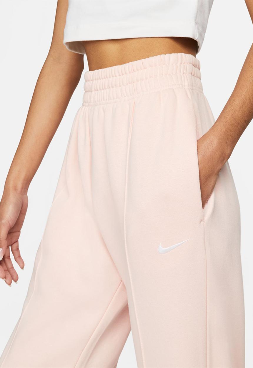 Nike - W nsw Eessntl clctn flc mr pant - atmsph/white