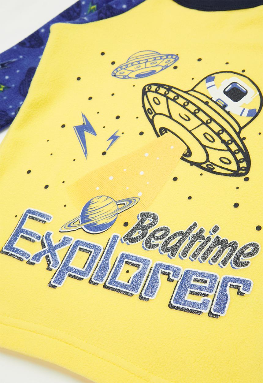 Pop Candy - Bedtime explorer pj set - blue/yellow