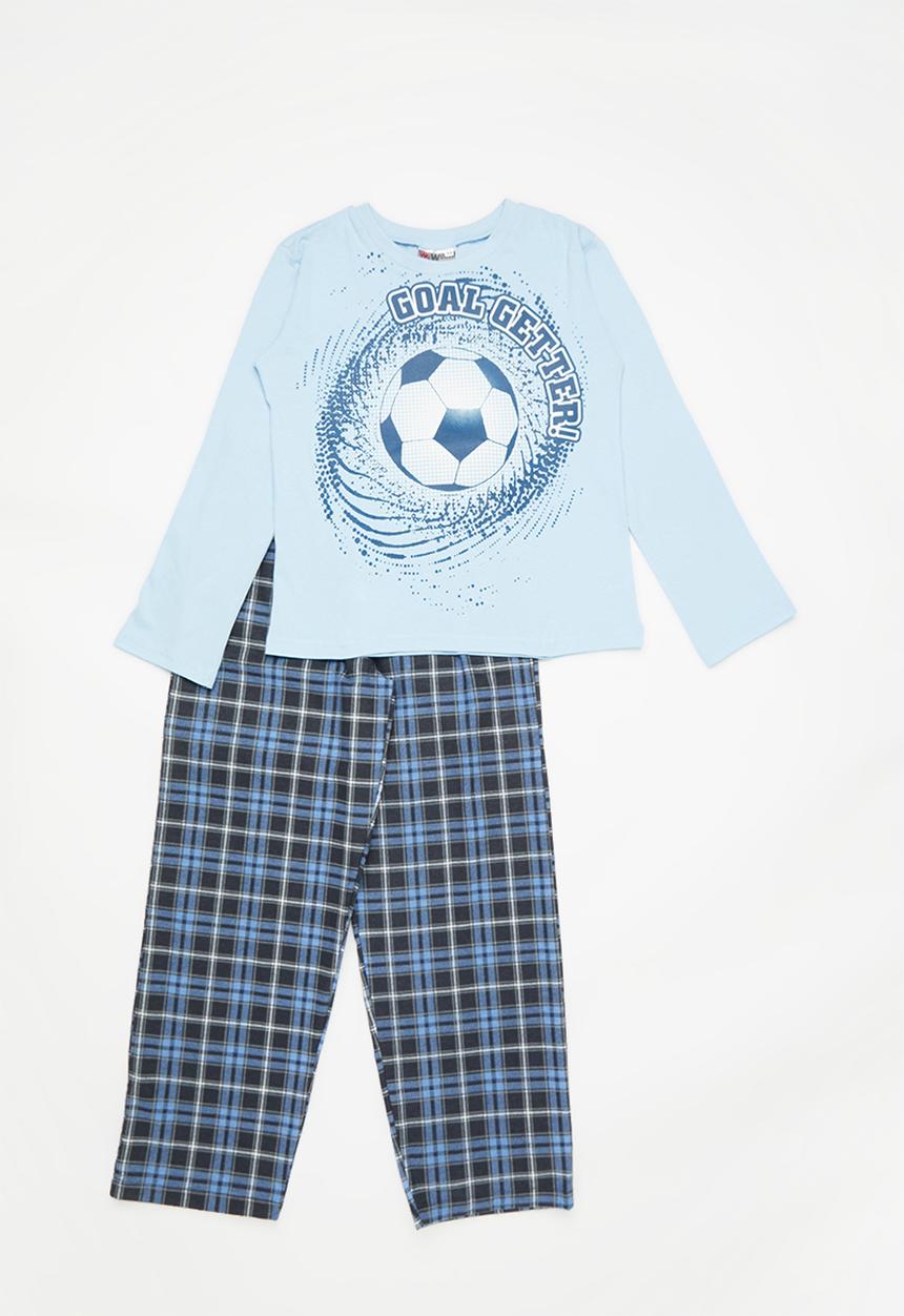 Pop Candy - Flannel pj set - blue