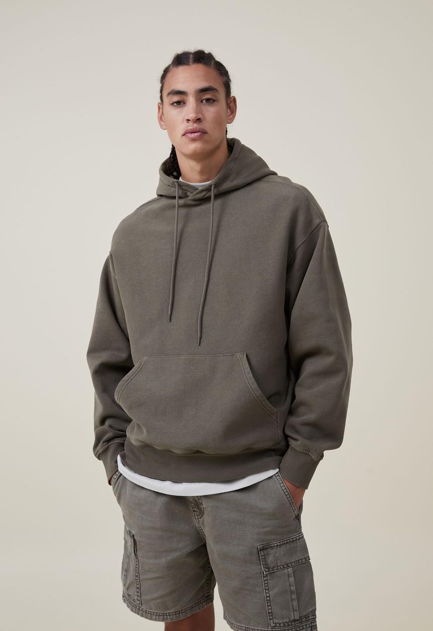 Cotton On - Oversized hoodie - military