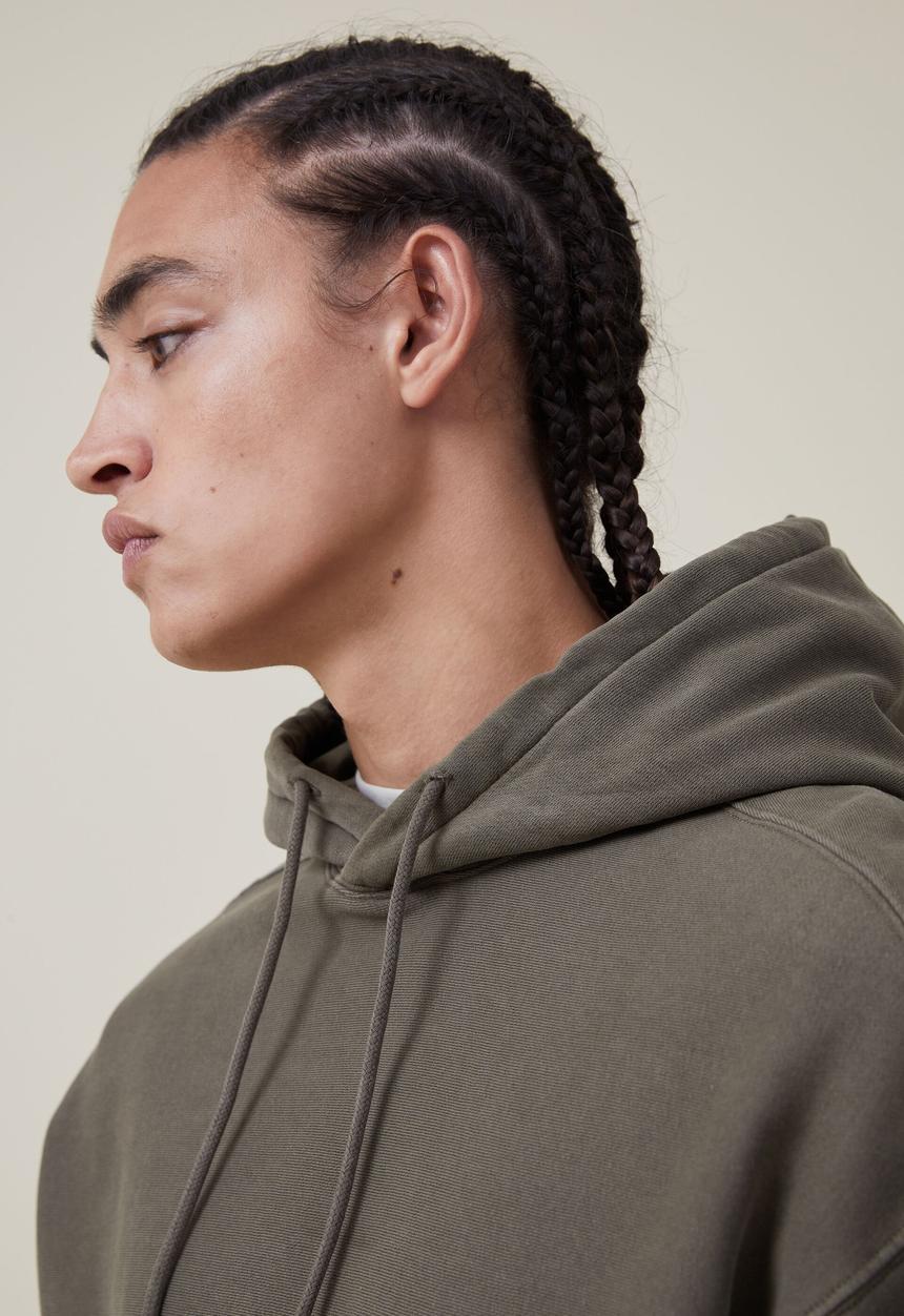 Cotton On - Oversized hoodie - military