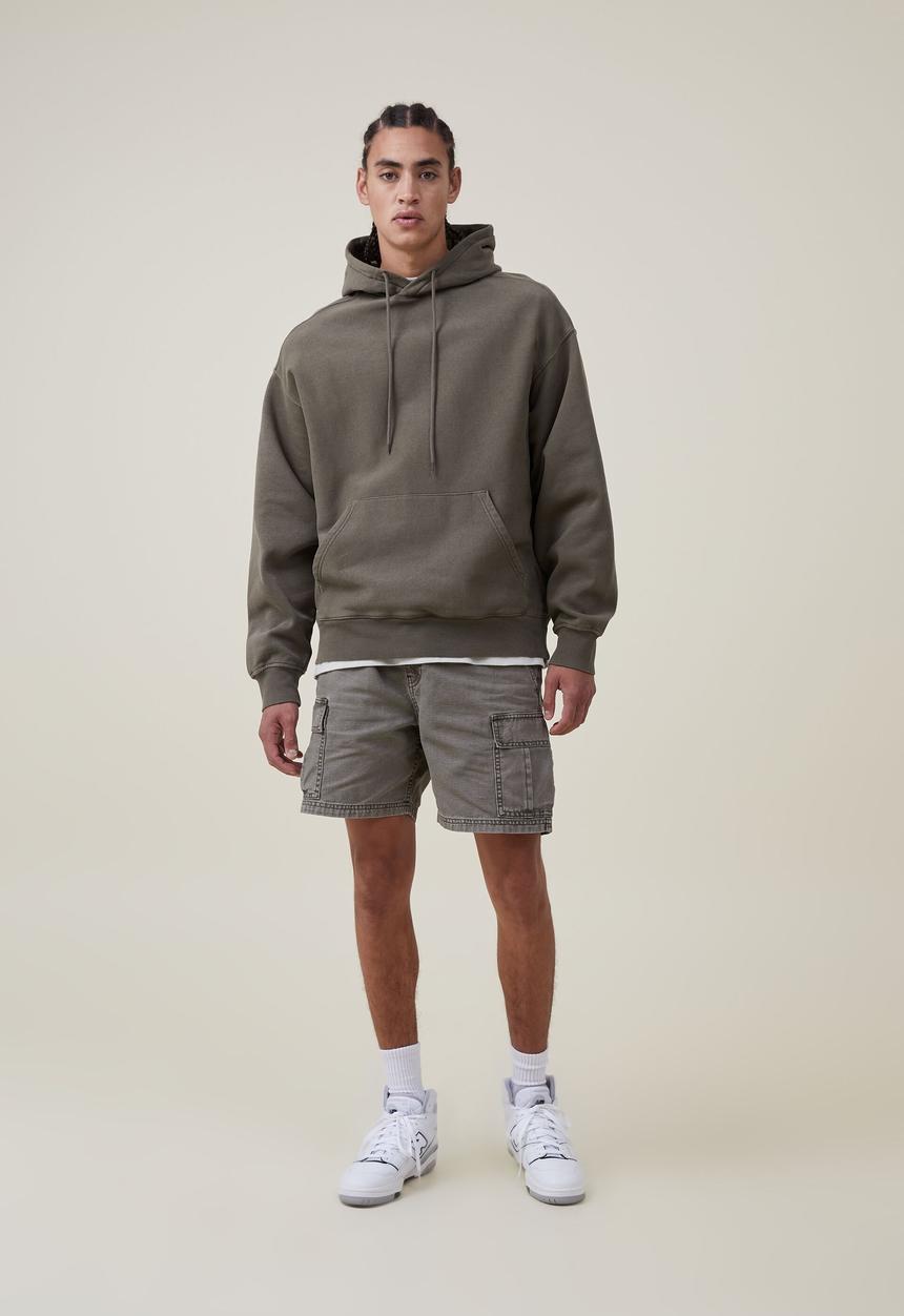 Cotton On - Oversized hoodie - military