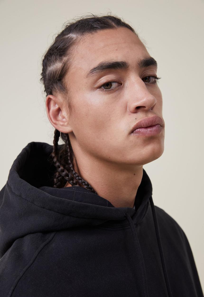 Cotton On - Oversized hoodie - washed black