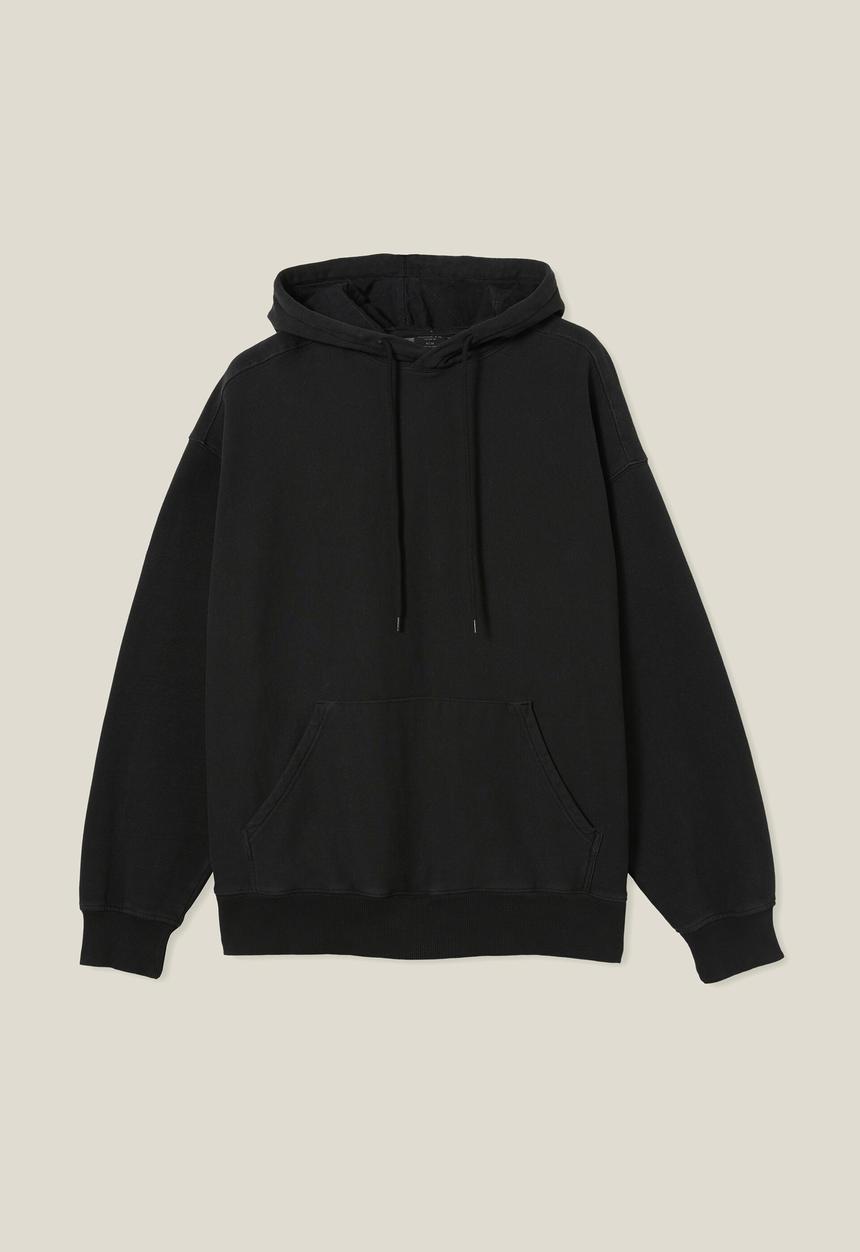 Cotton On - Oversized hoodie - washed black