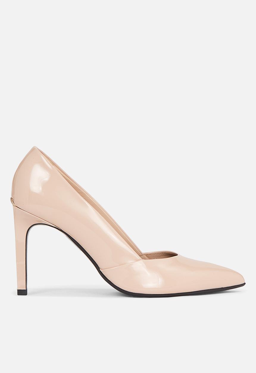 Calvin Klein - Stiletto pump 90 - patent - smoke gray