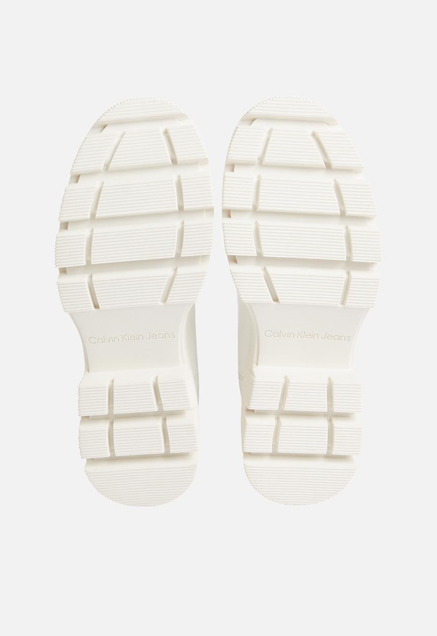 Calvin Klein - Chunky combat chelsea boot - white