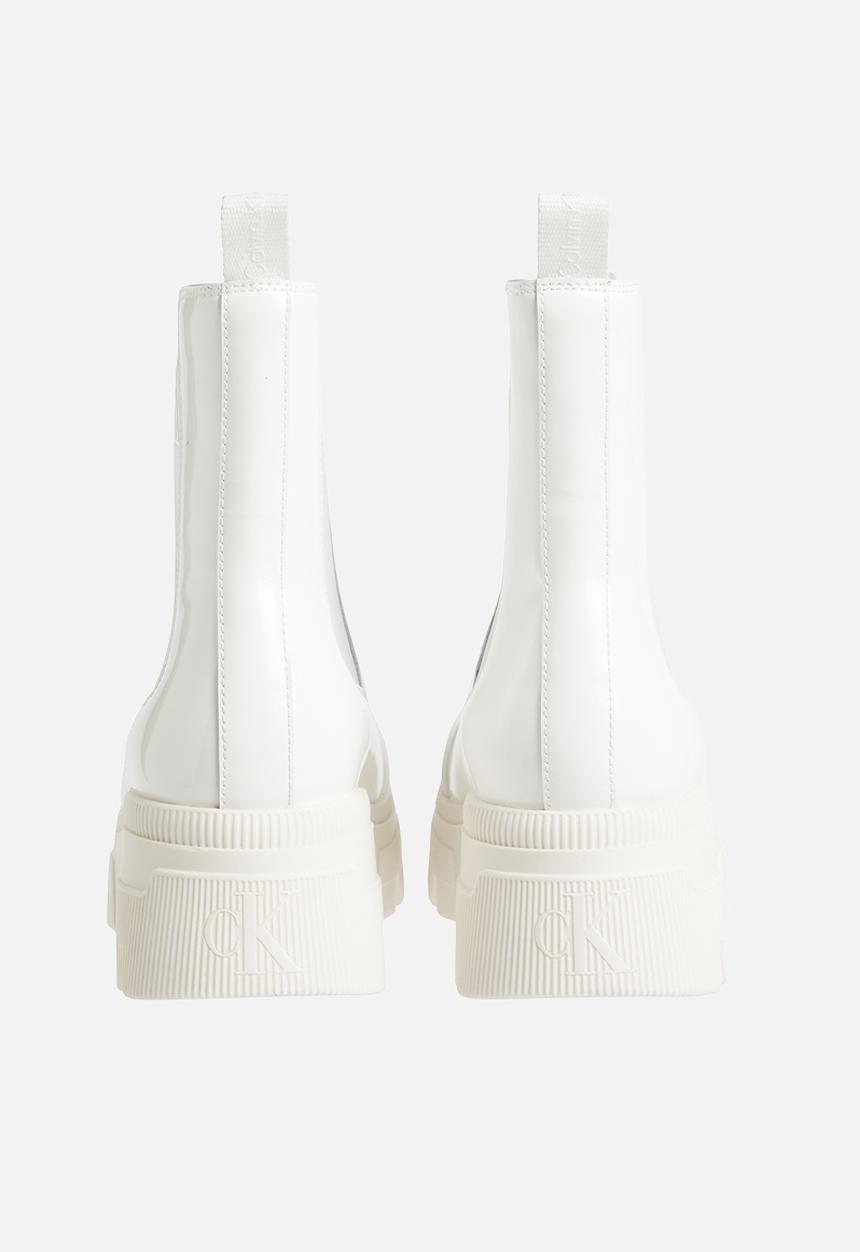 Calvin Klein - Chunky combat chelsea boot - white