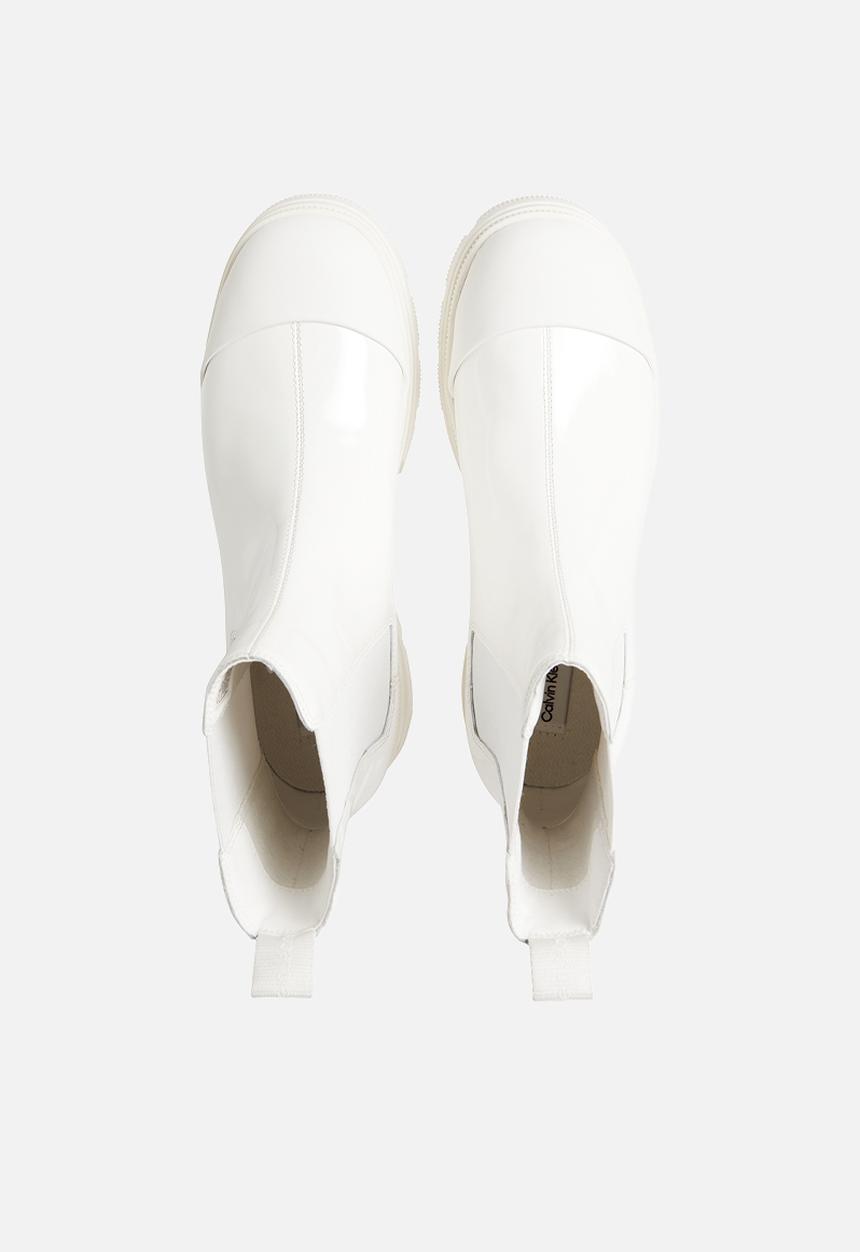 Calvin Klein - Chunky combat chelsea boot - white