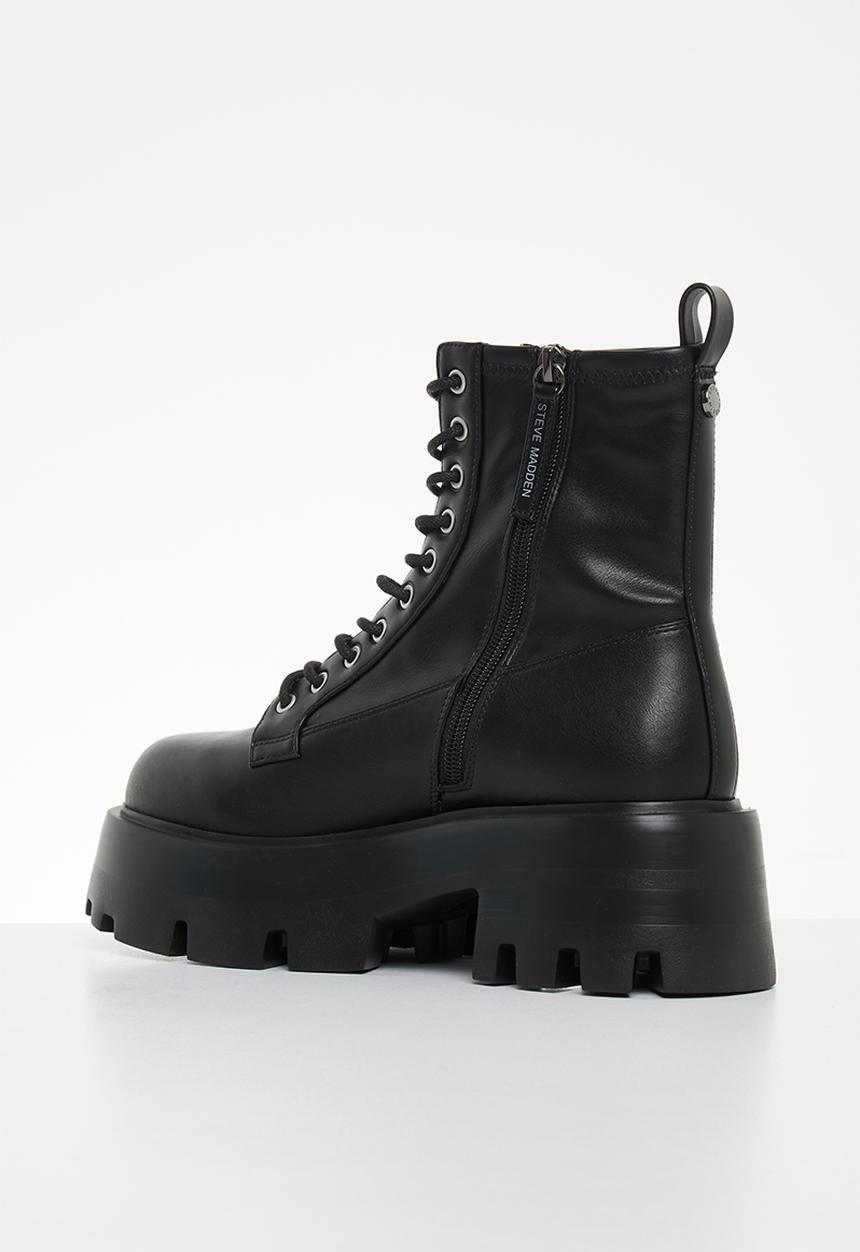 Steve Madden - Maddox lace-up boot - black