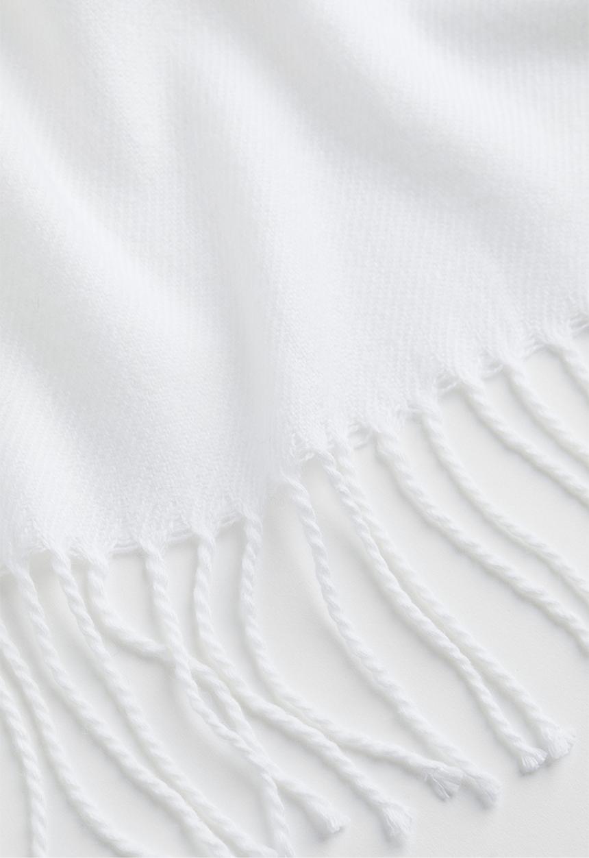 H&M - Scarf - white