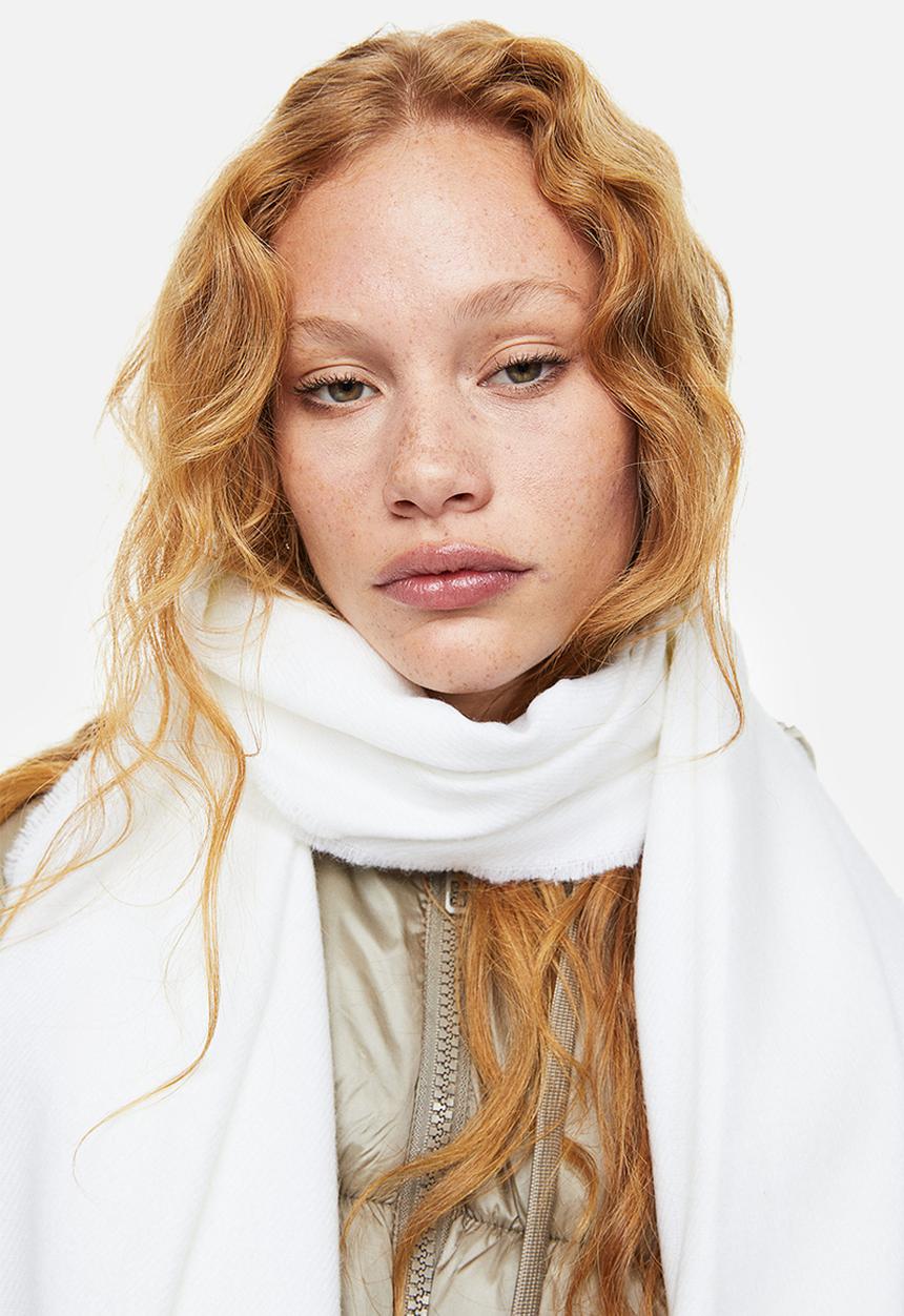 H&M - Scarf - white