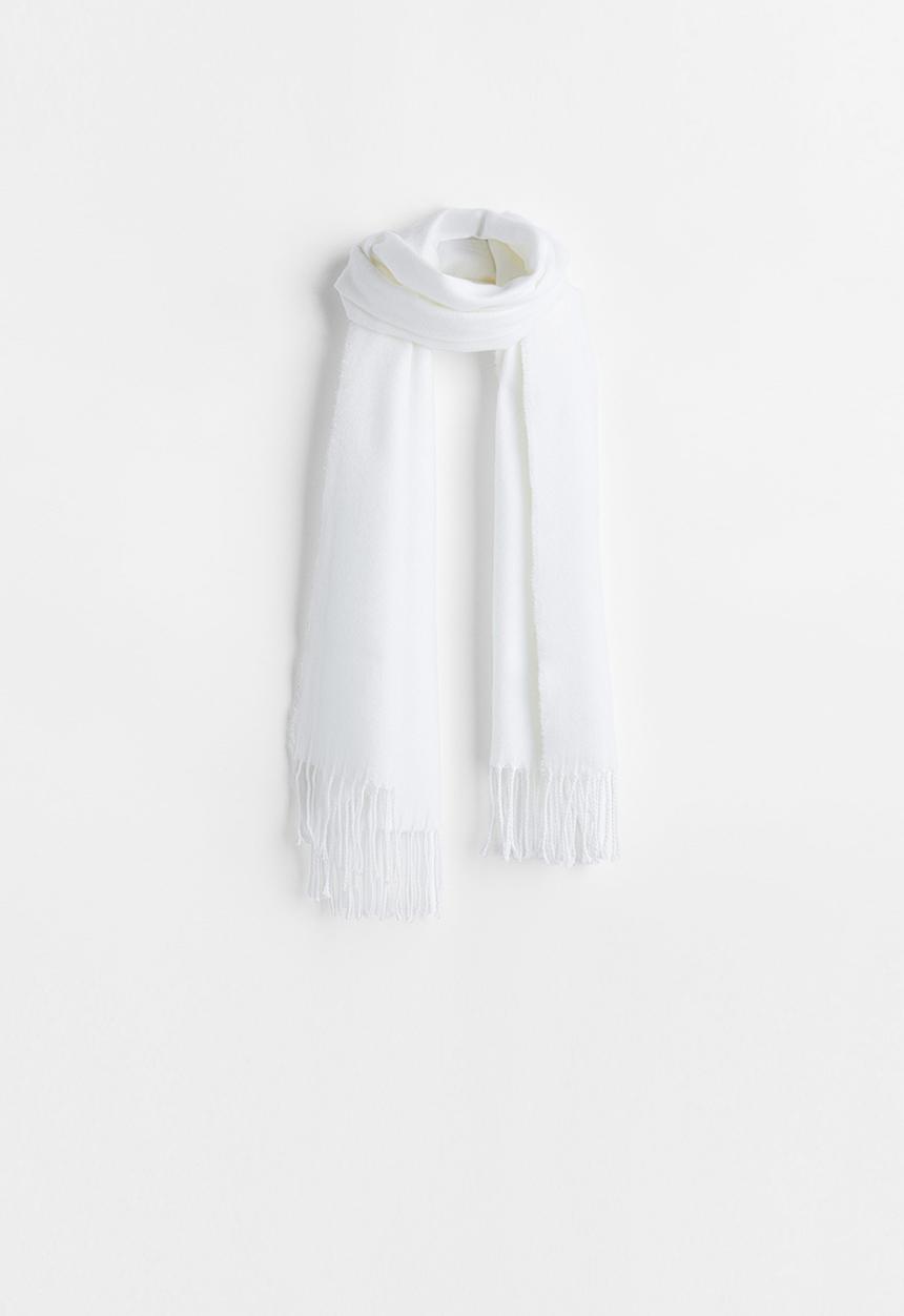 H&M - Scarf - white