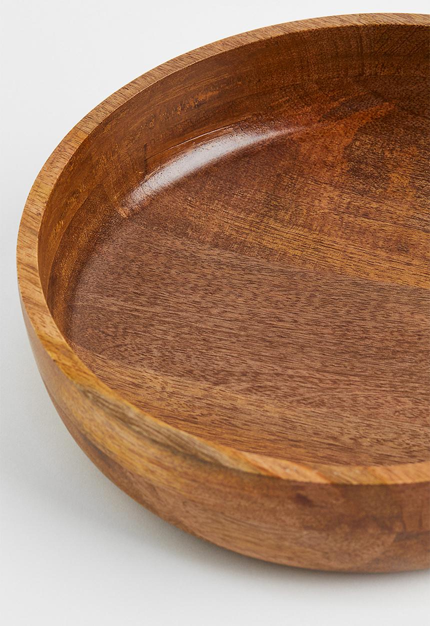 H&M - Mango wood salad bowl - brown/mango wood