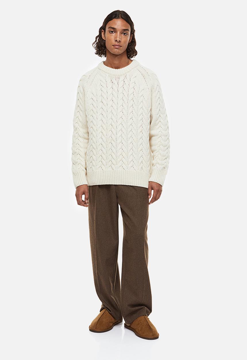 H&M - Pile-lined slippers - brown