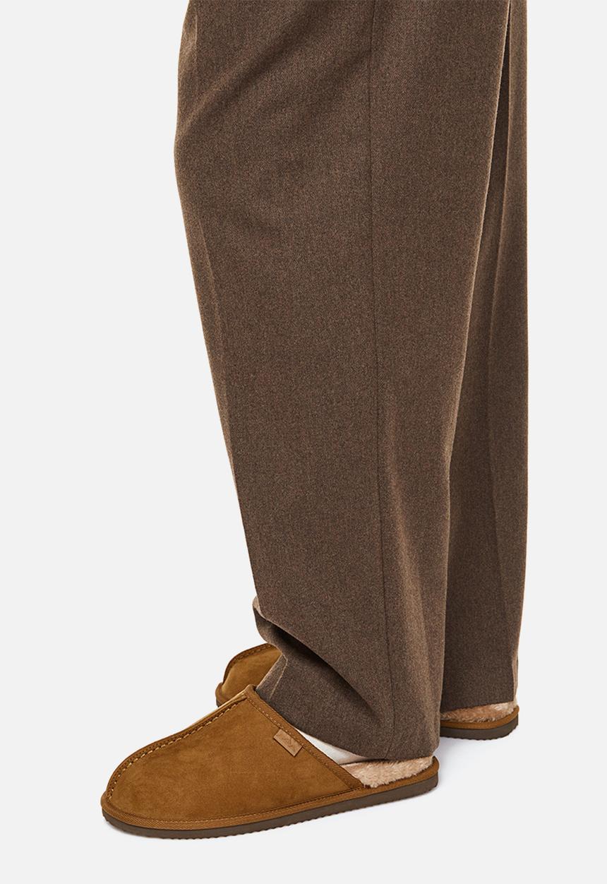 H&M - Pile-lined slippers - brown
