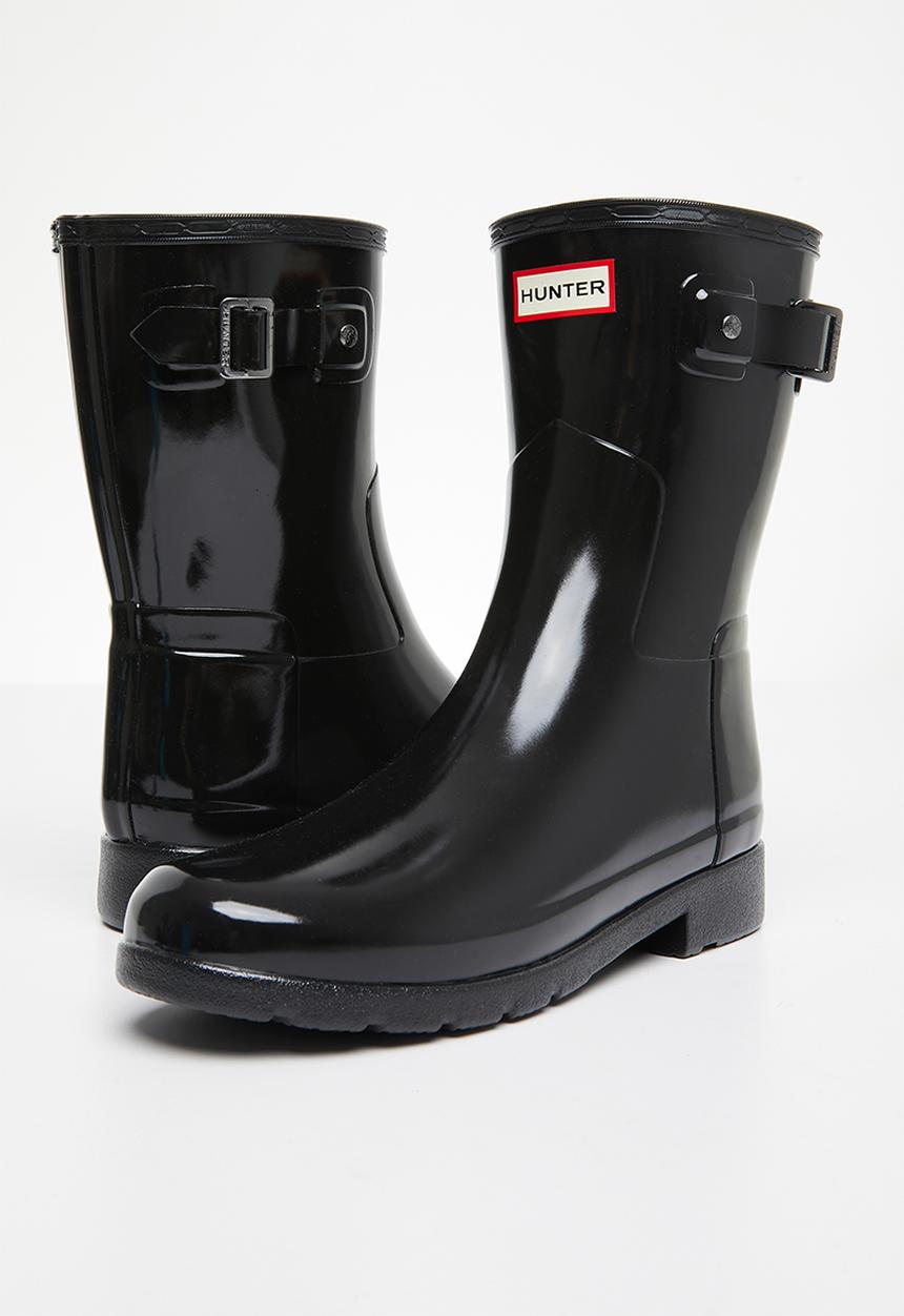 Hunter - Refined short gloss - black