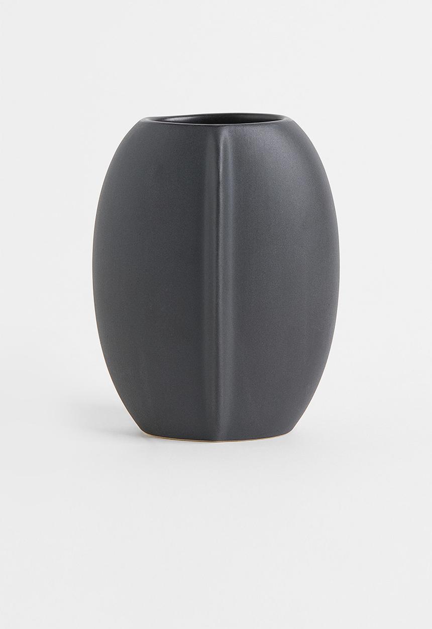 H&M - Stoneware toothbrush mug - anthracite grey