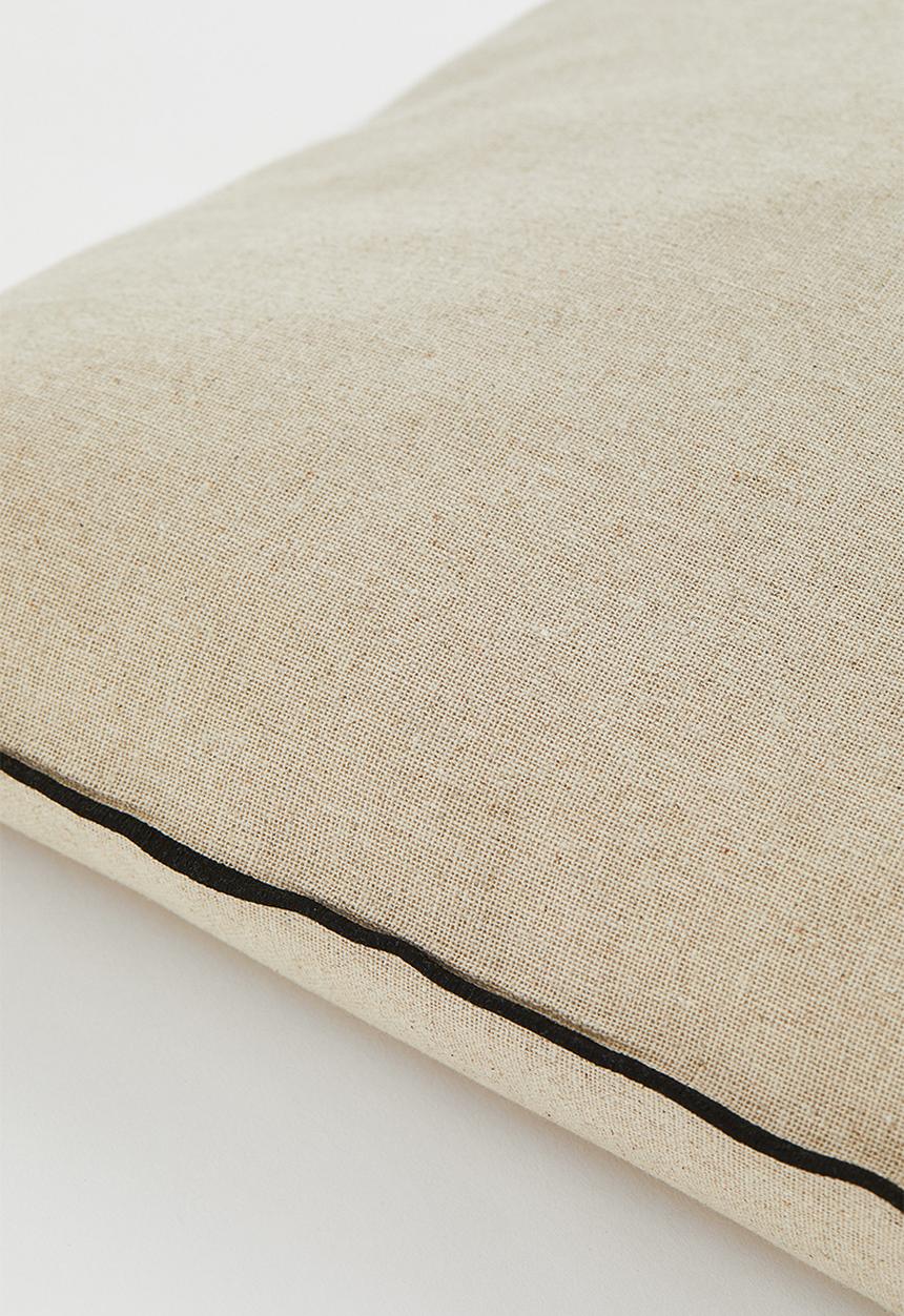 H&M - Linen-blend cushion cover - light beige